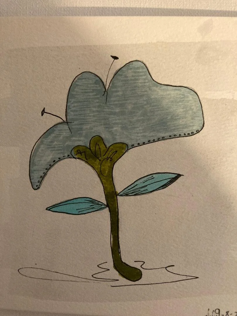 Whimsical Botanical Watercolor Art Print # 26