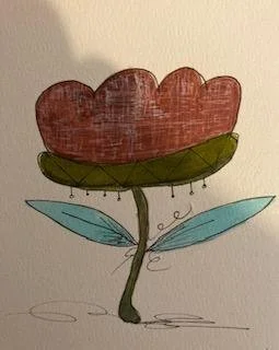 Handcrafted Flower Artwork Print #31