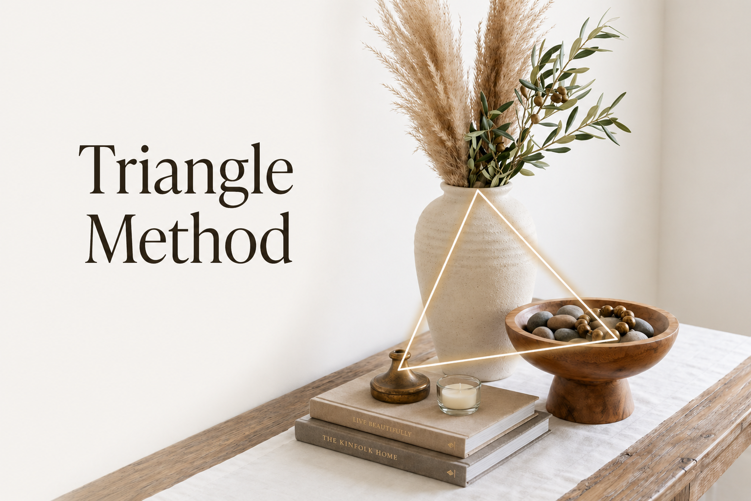 How to Style a Table You Actually Love (using the triangle method)