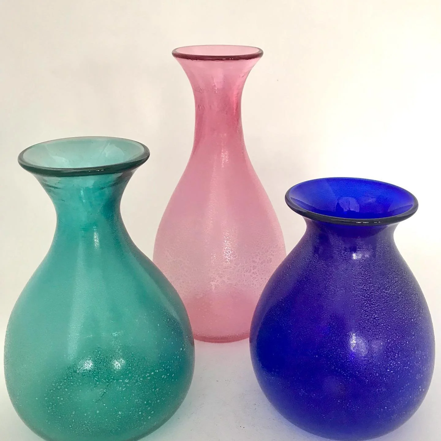 Textured flower vases