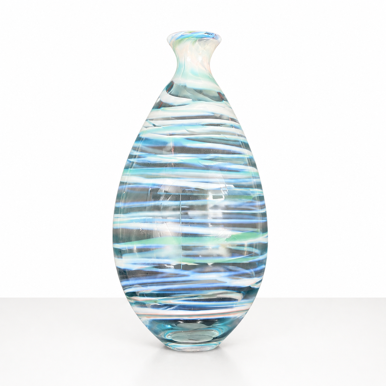 hnadblown decorative vase #7009