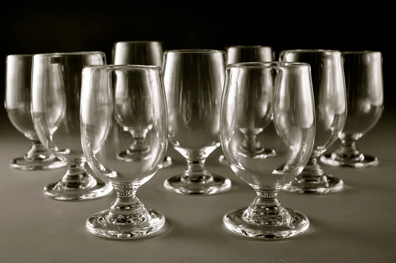 handblown goblet #2344