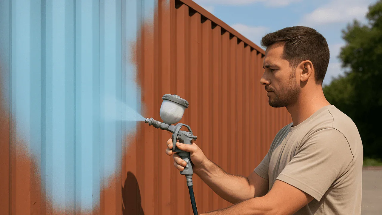 Can I Paint My Shipping Container?