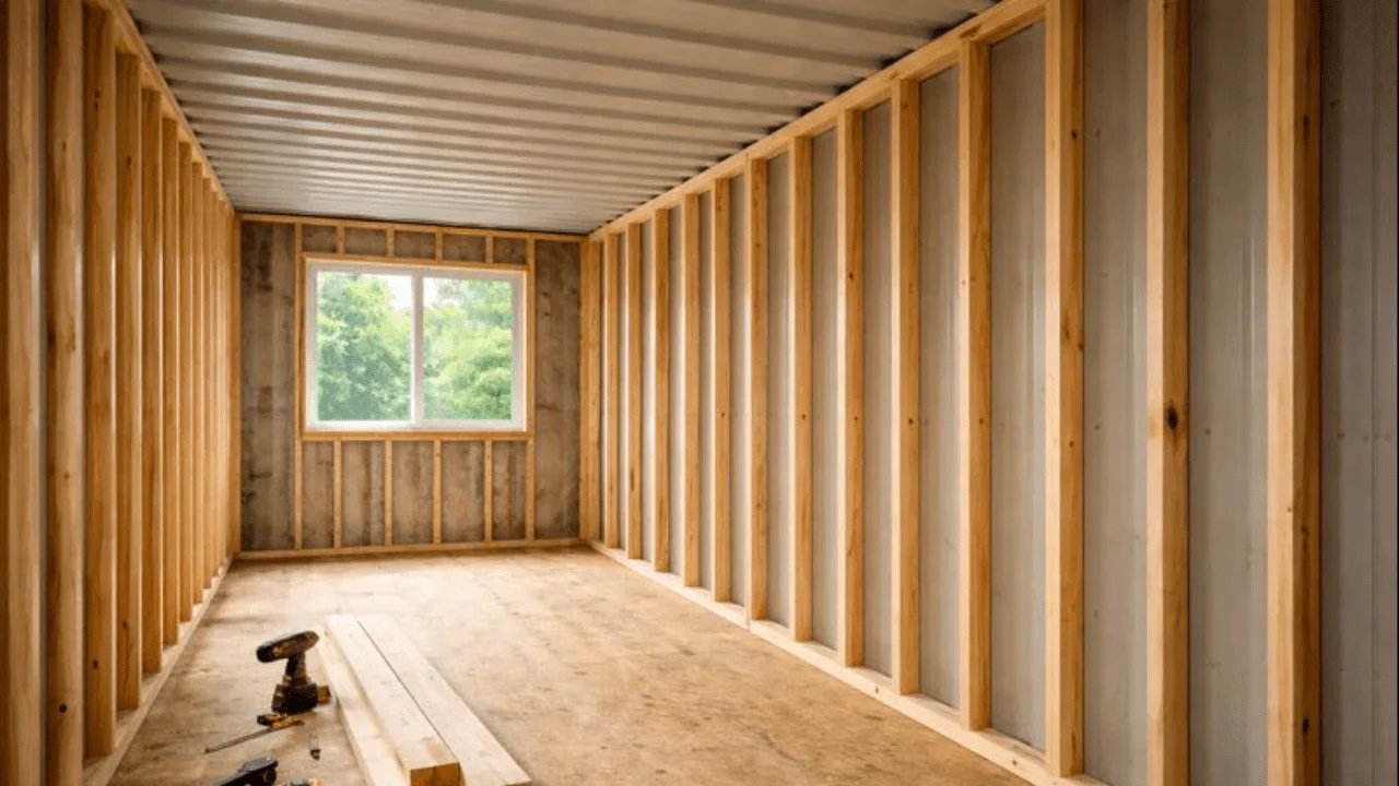 What's the Best Way to Frame a Shipping Container?