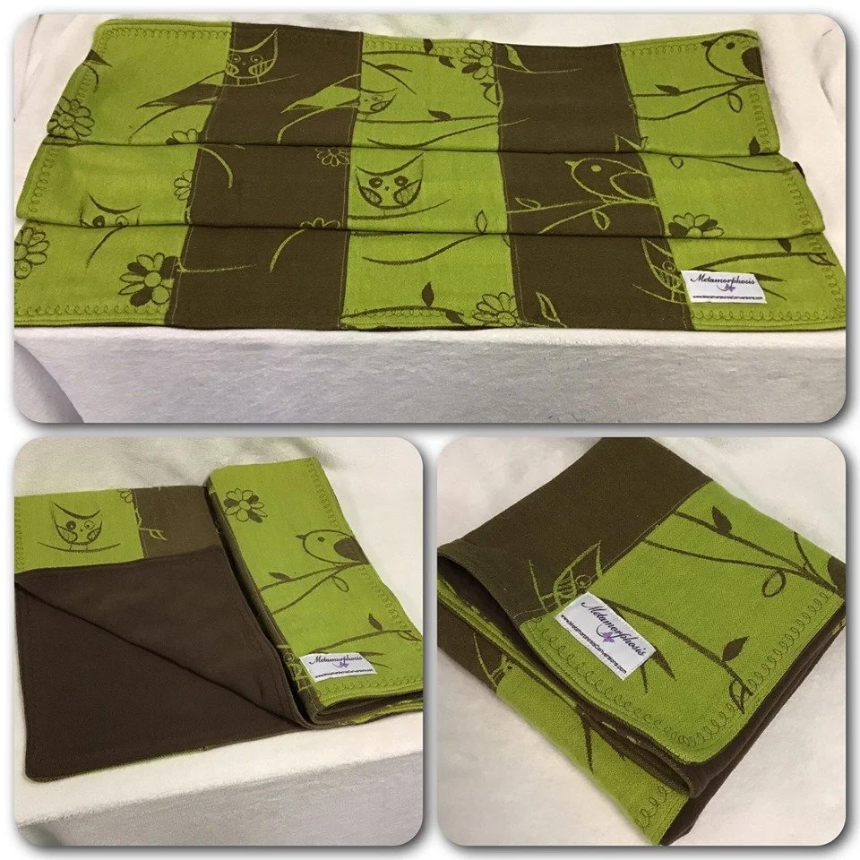 Kokadi Birds baby blanket