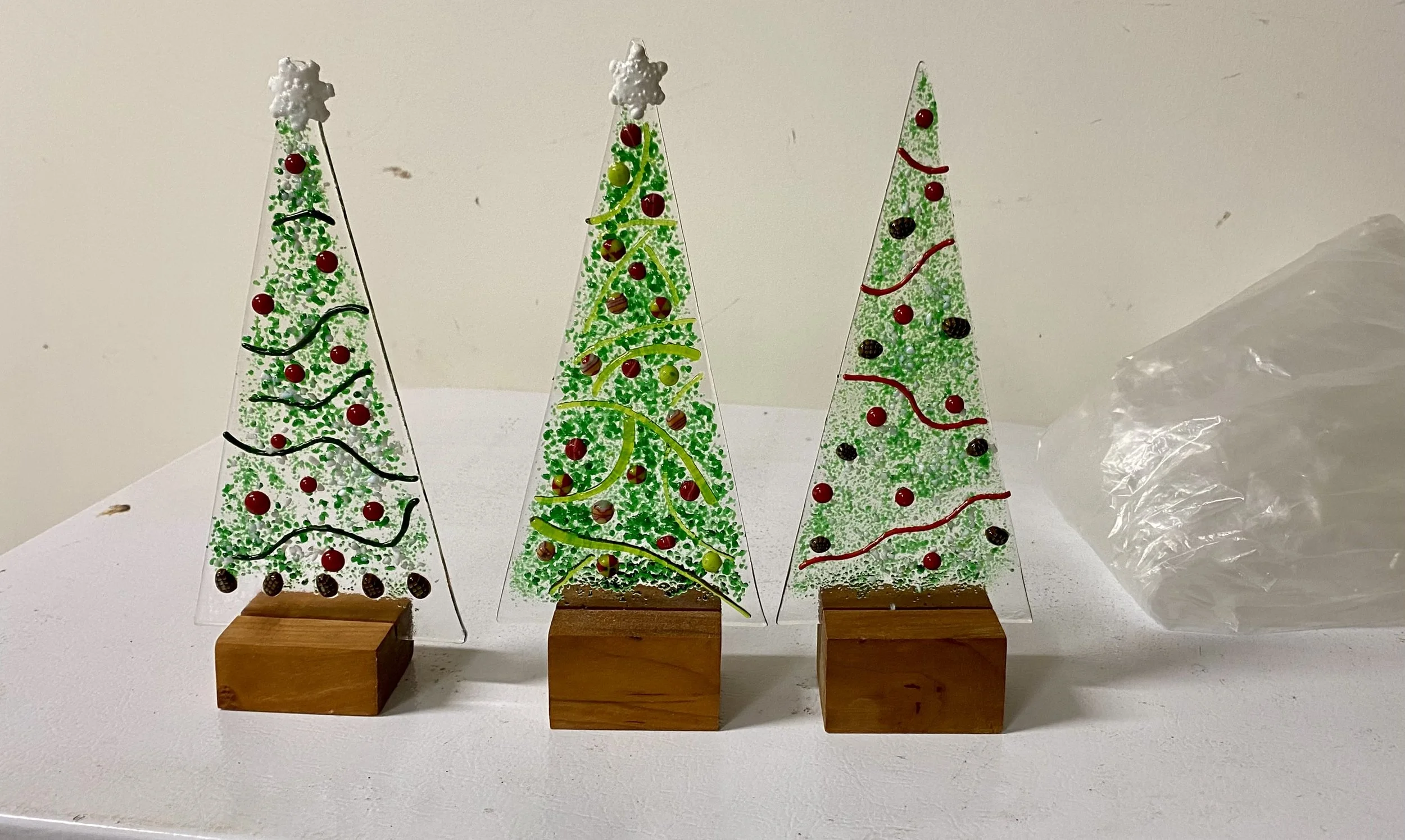 Glass Christmas Tree Crafting Workshop