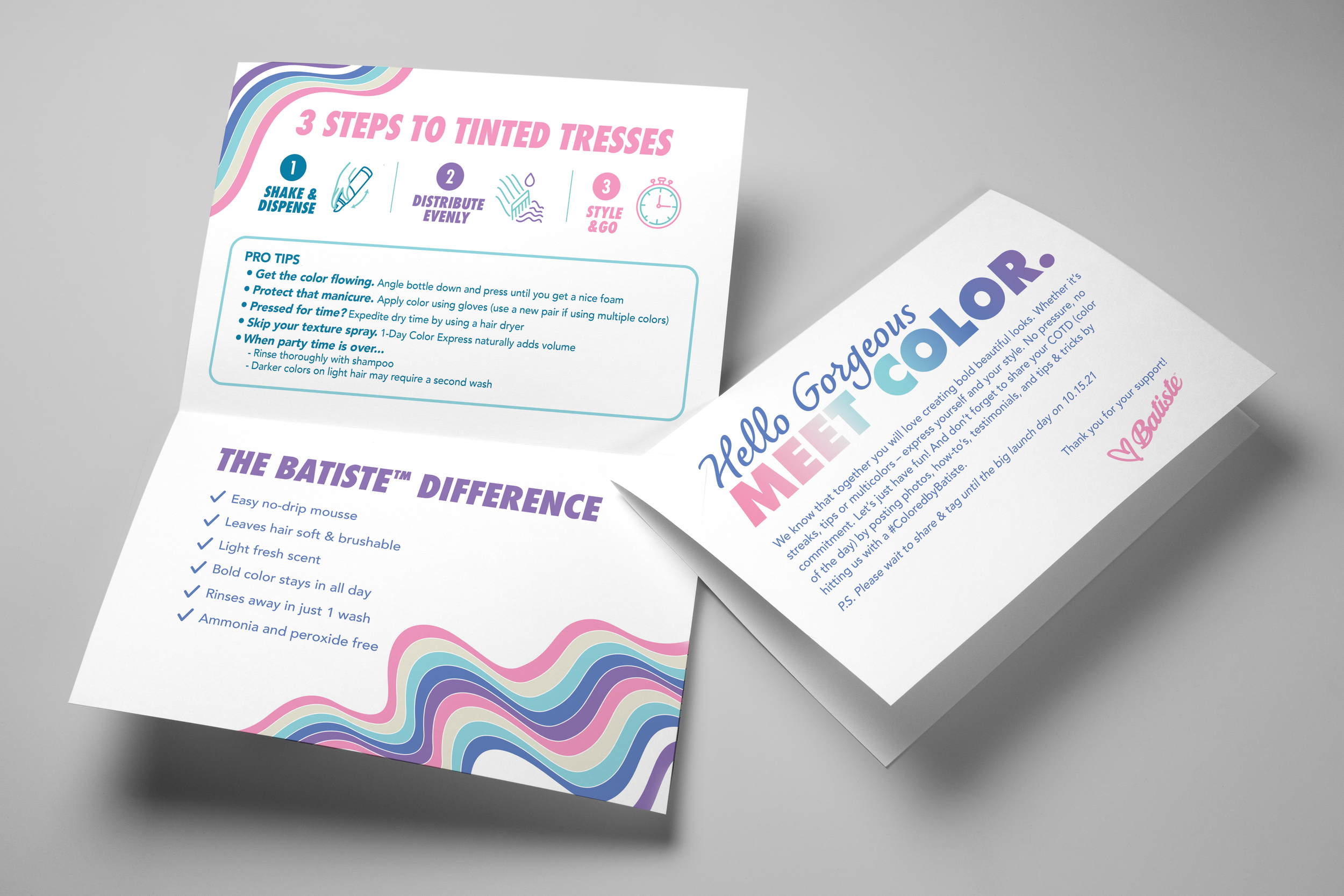 Notecard insert for influencer packaging 