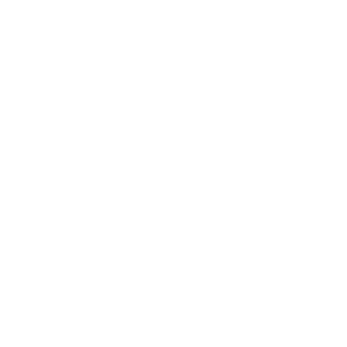 A white analog clock with minimalistic design and a black background.