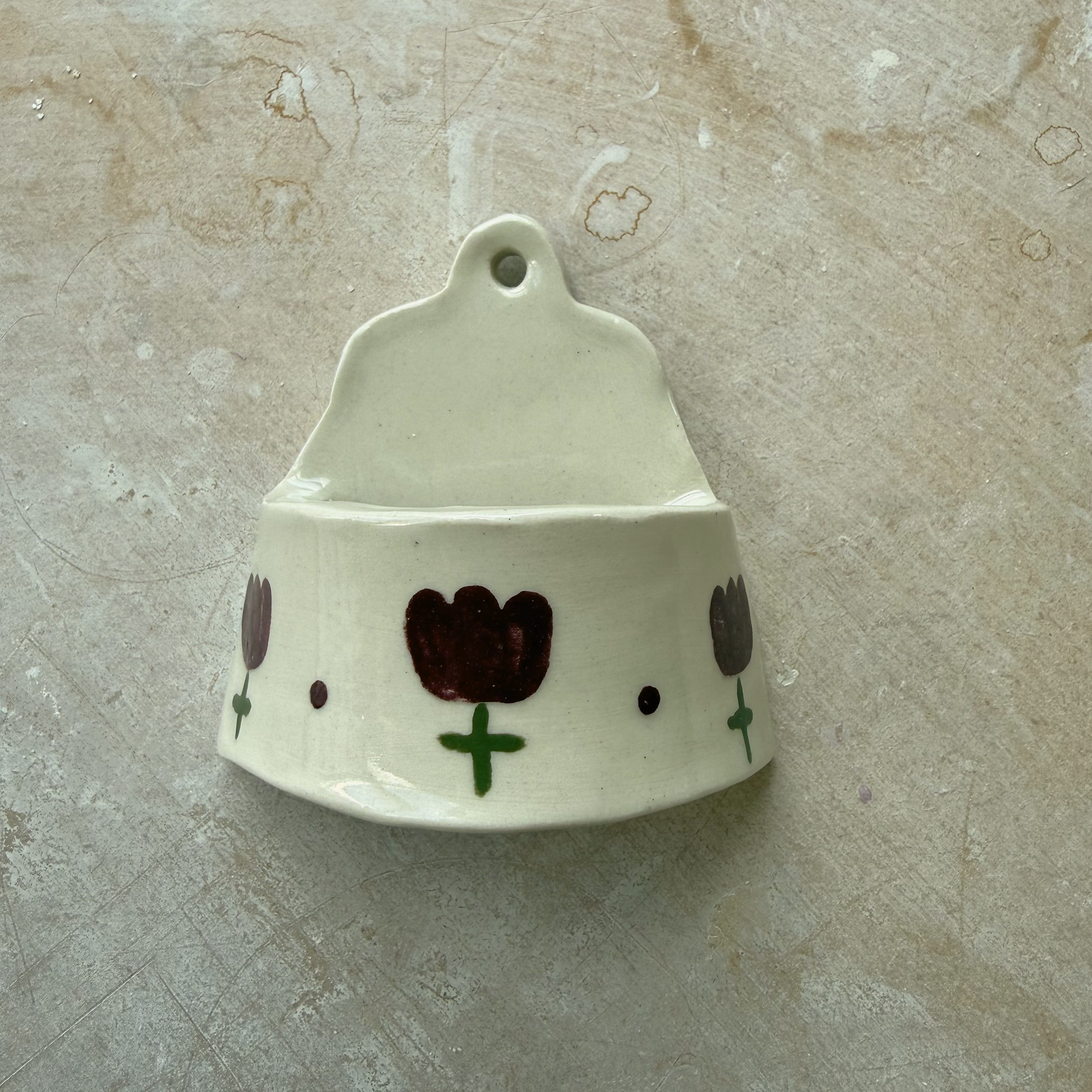 Tulip Fields Wall Dish