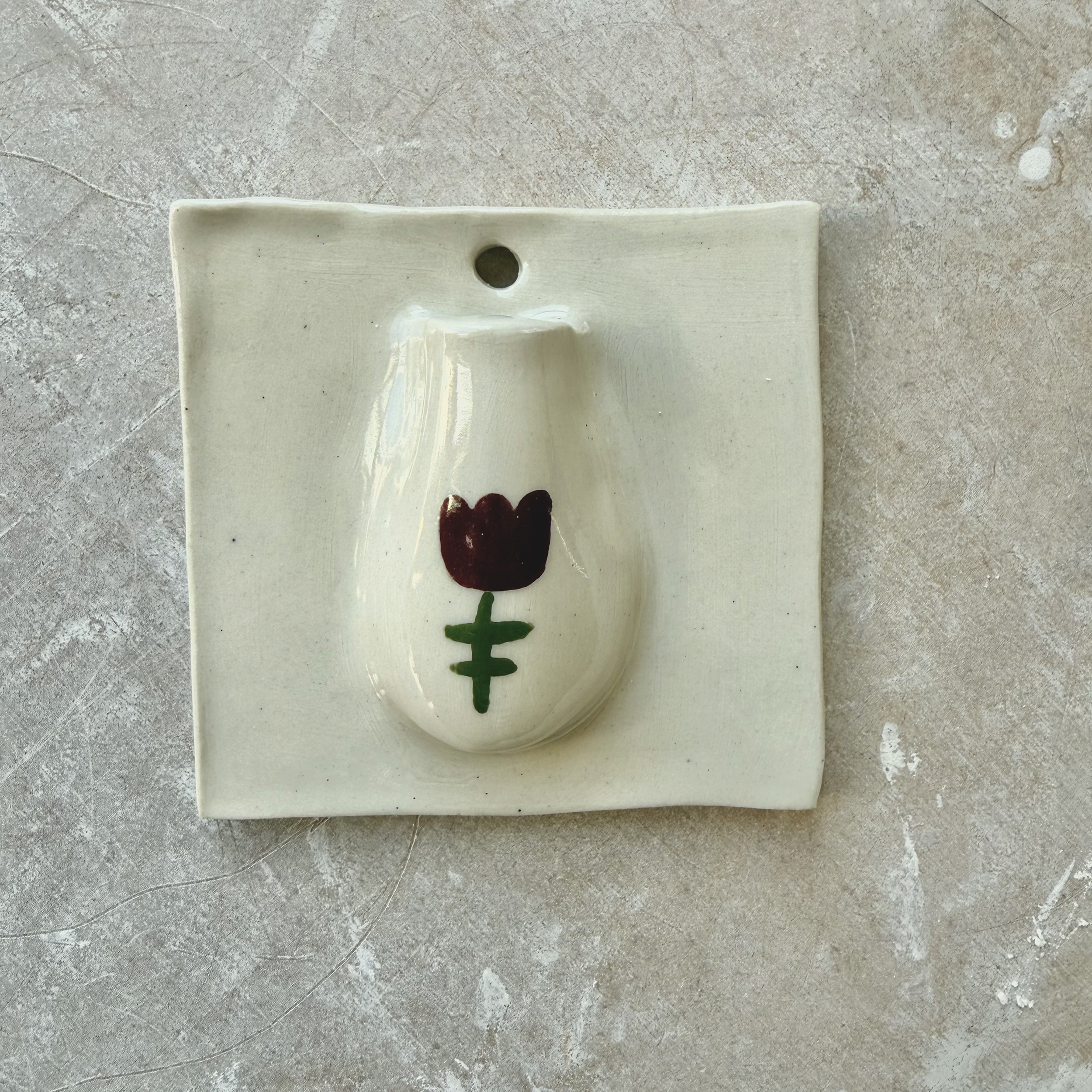 Tulip Fields Wall Vase