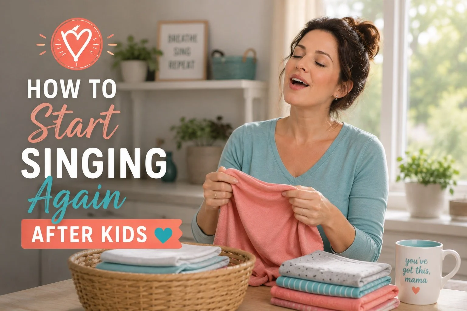 How to Start Singing Again After Kids: A Mom's Gentle 4-Week Plan
