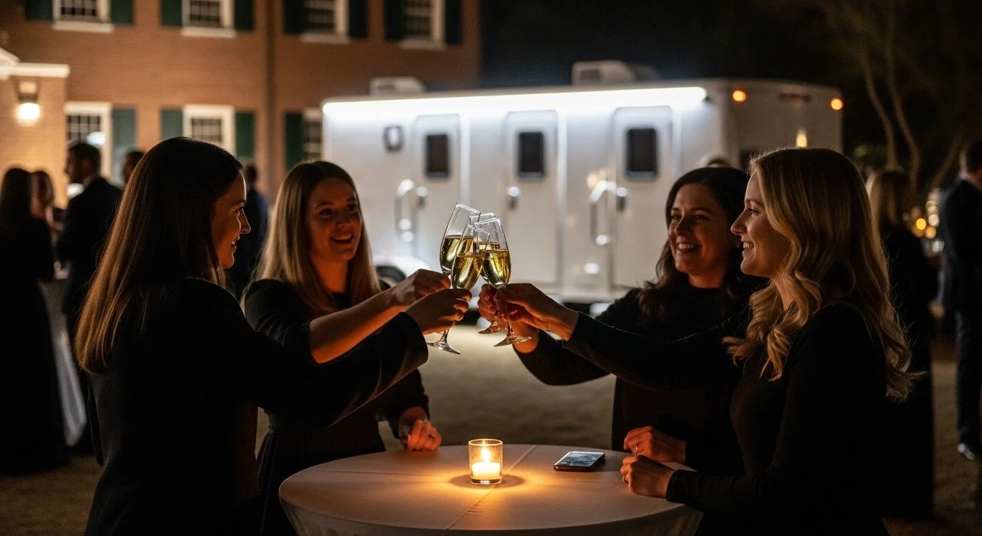 Special event luxury restroom trailer Virginia