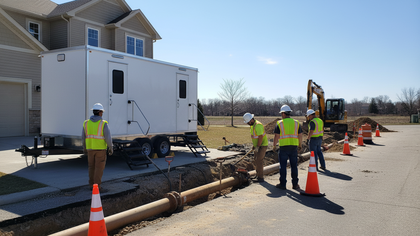 Construction site in Franklin, Virginia