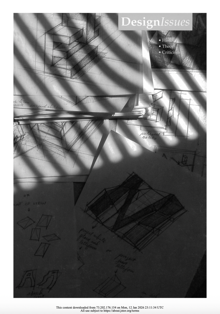 Design Issues, Volume 19, Number 2