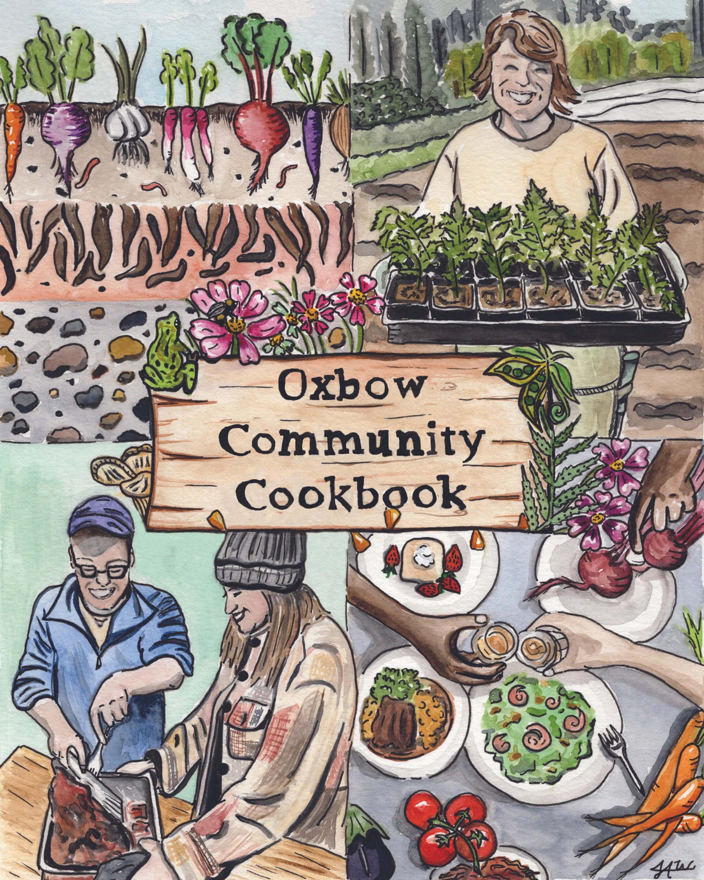 Oxbow Community Cookbook Art Contest