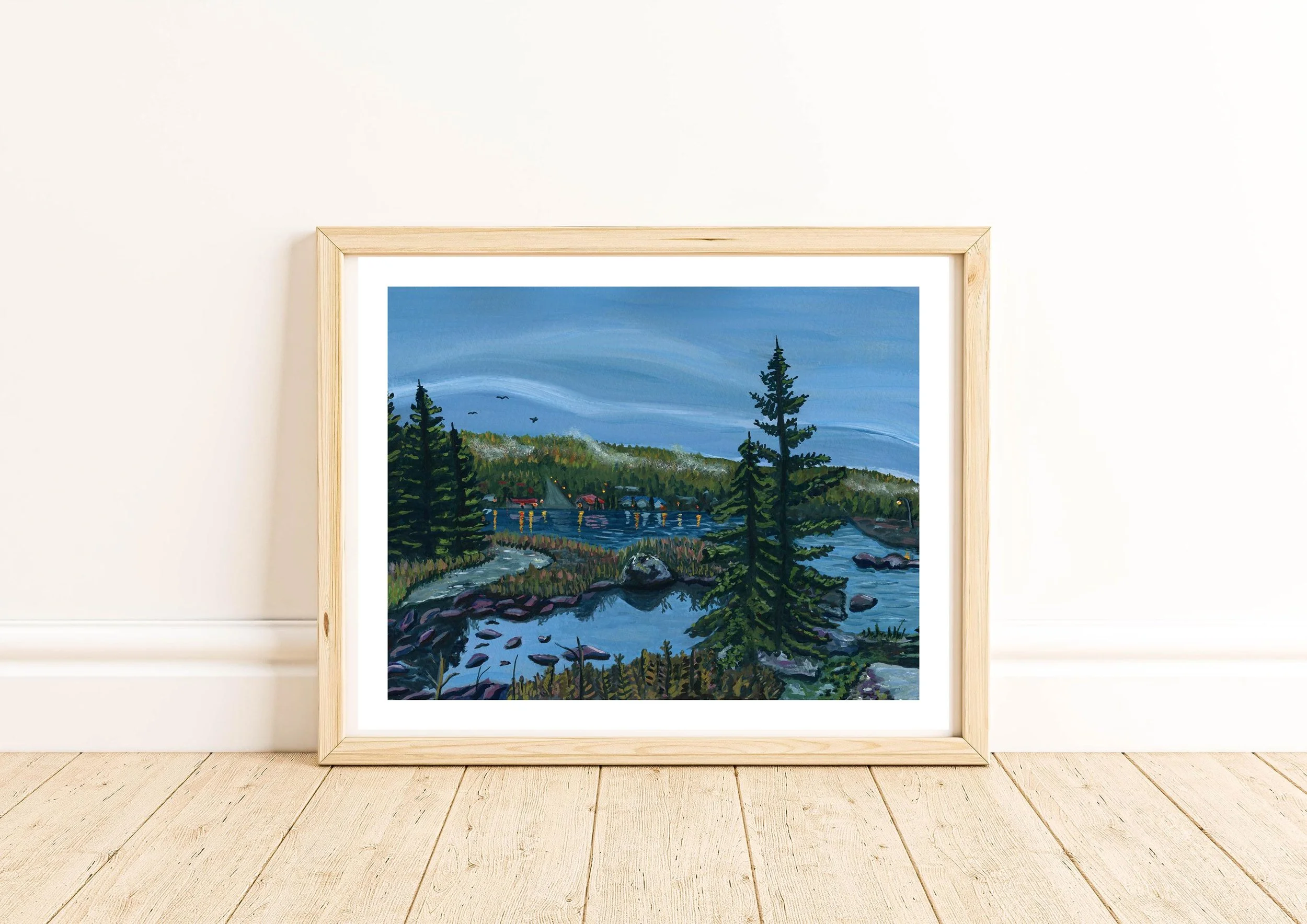 Grand Marais Harbor Lake Superior Minnesota Art Print