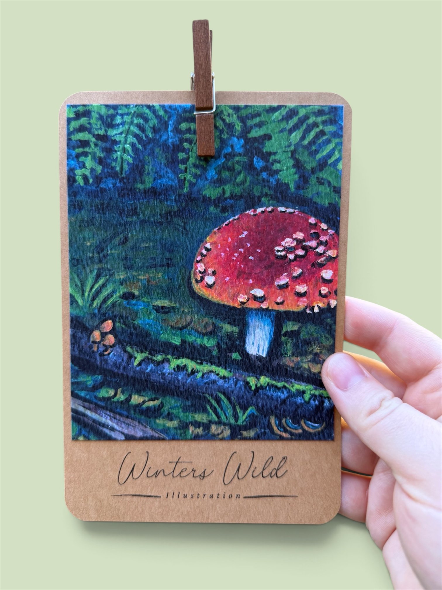 Fly Agaric Mushroom Mini Print
