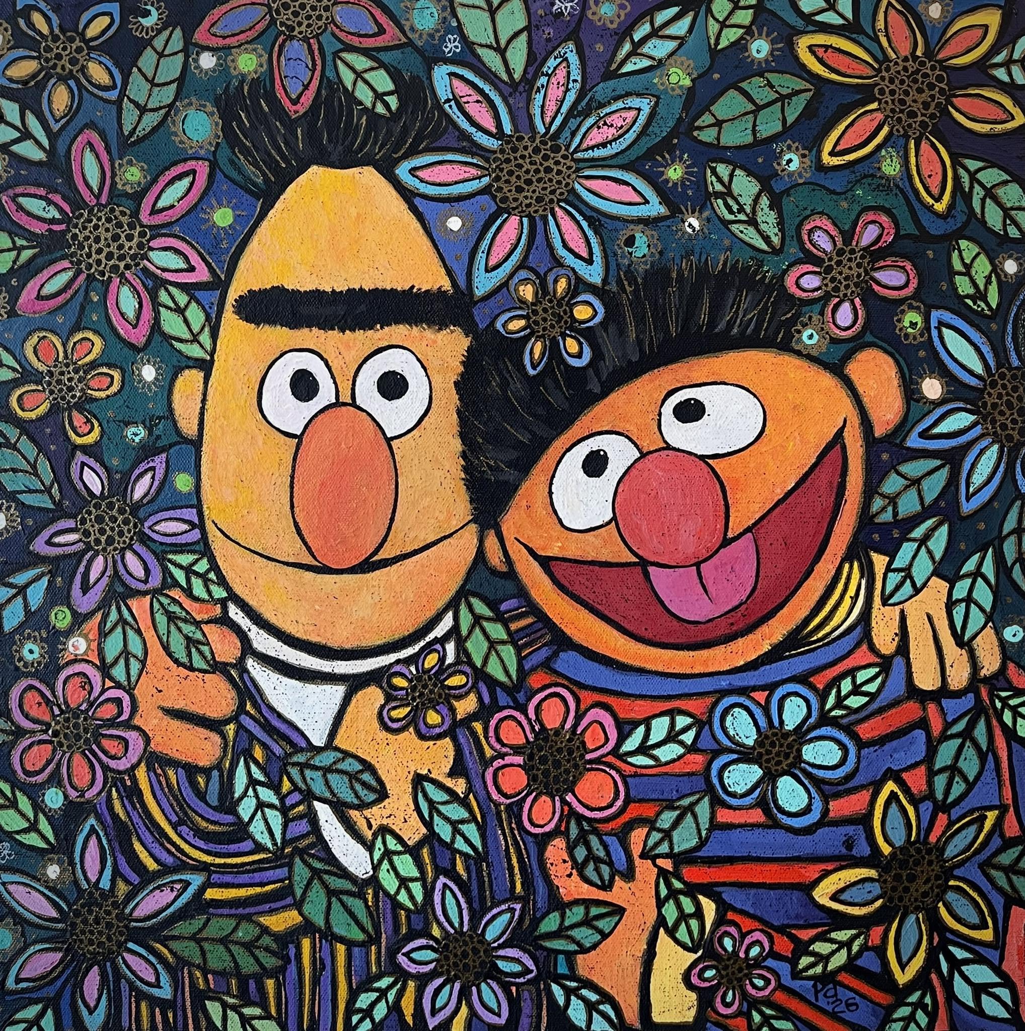 Bert and Ernie Original Painting