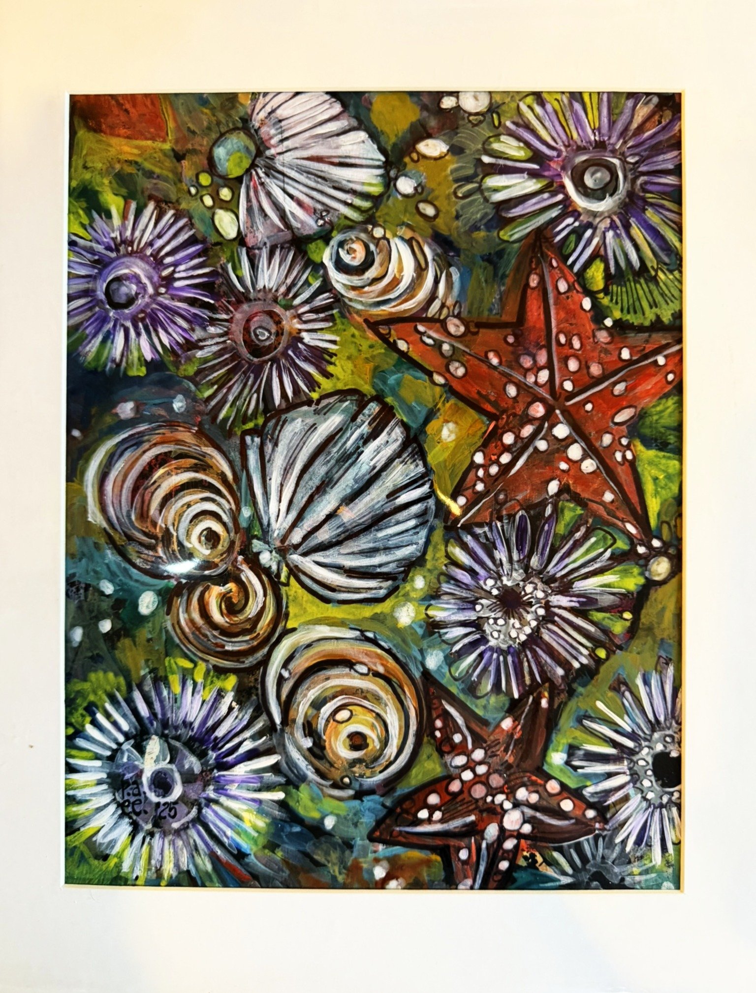 Tidepools Abstract Original Painting