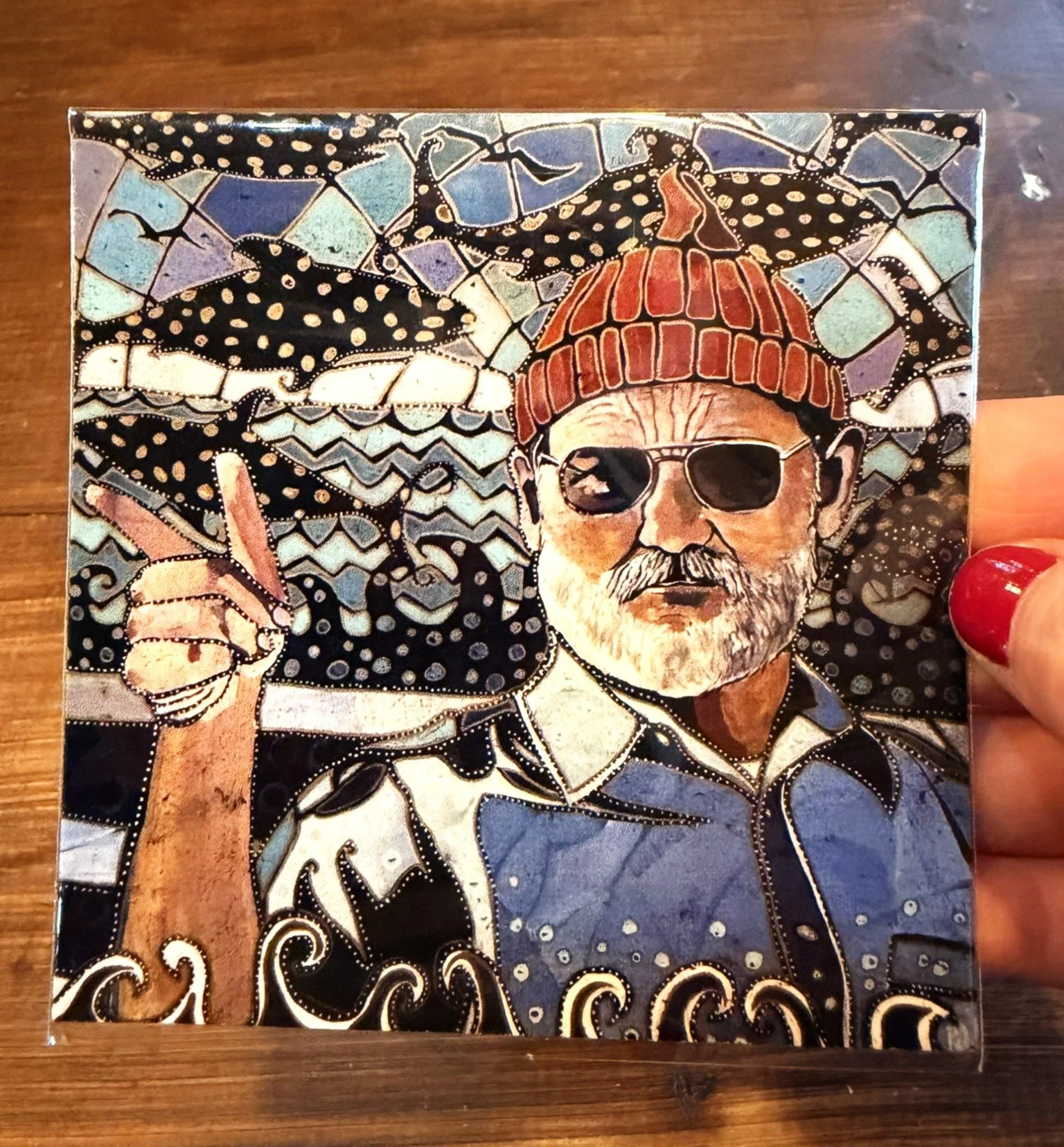Steve Zissou Mini Print
