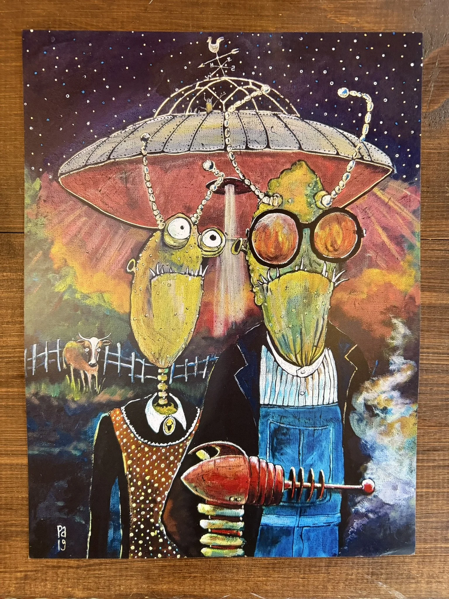 Alien Gothic Art Print