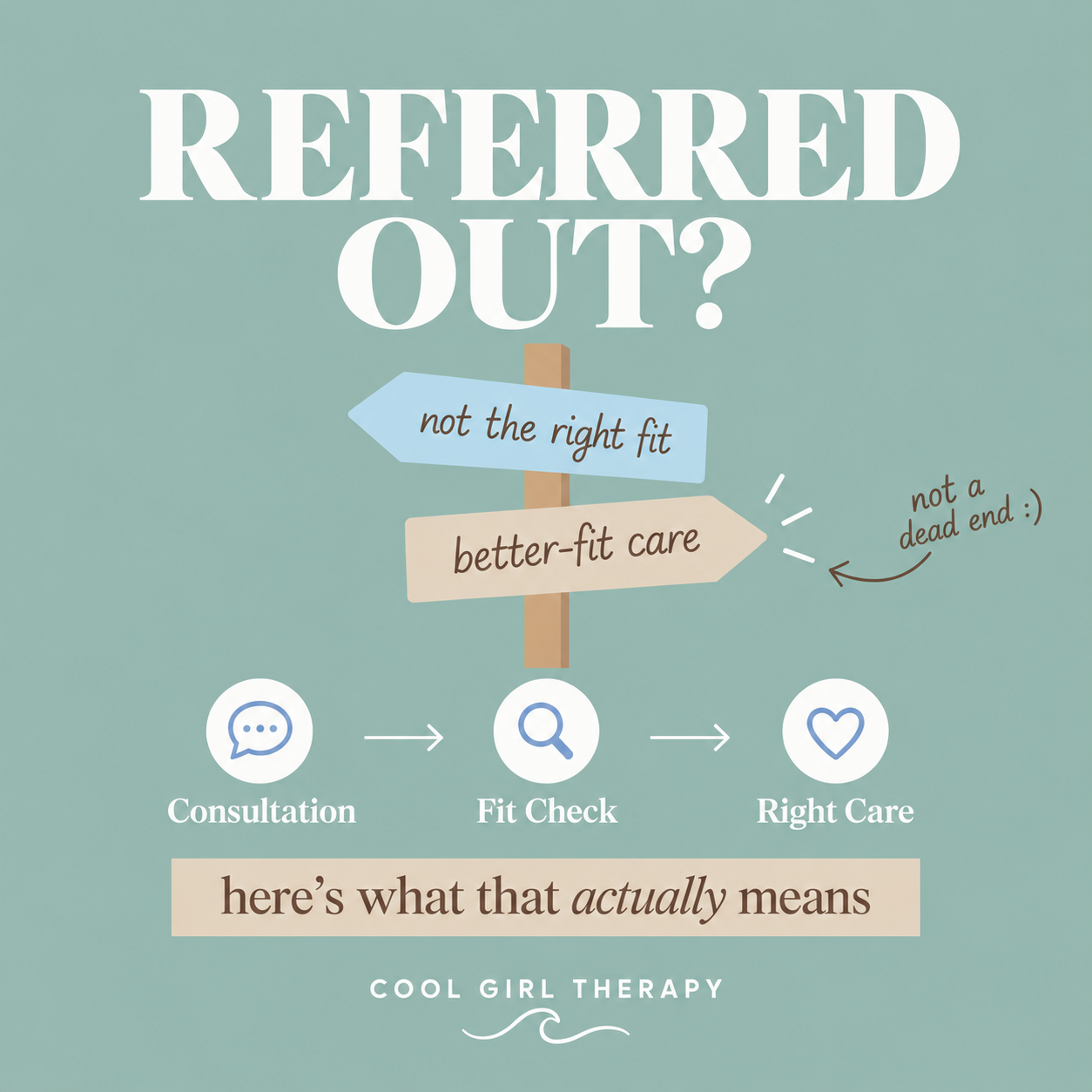 Why a Therapist Might Refer You Out After a Consultation (And Why That’s a Good Sign)