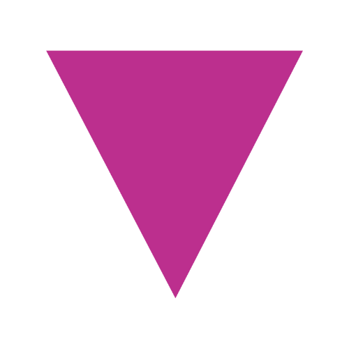 Purple downward-pointing triangle on a black background.