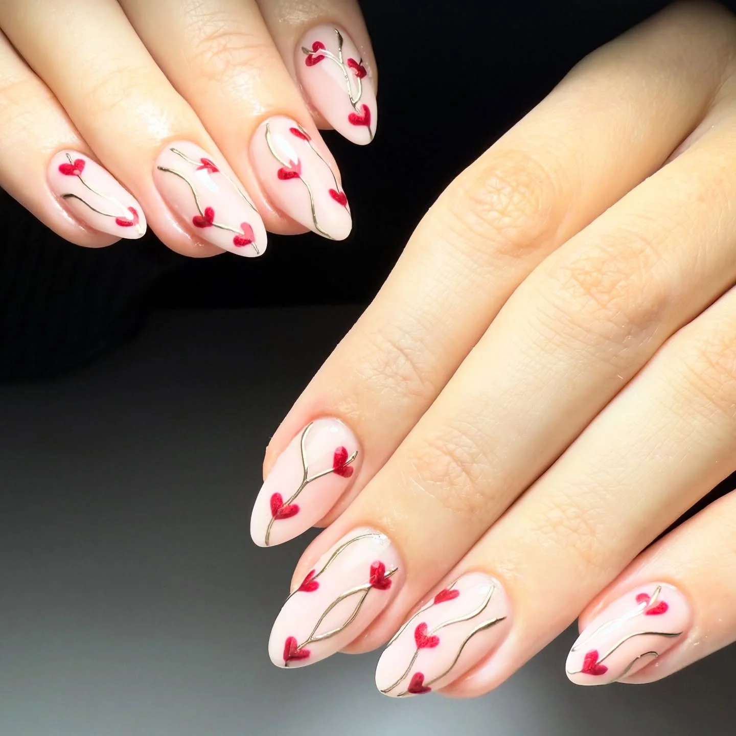 Happy V day from the TNS Team 🥰❤️

We hope you all get showered with lovely gifts &amp; chocolate! Have a fab day lovelies 🍫💝

Done by @katyraenailartist.pmu 
Using @glossifyofficial 

#loveglossify #chromenailart #valentinesday #valentinesnails