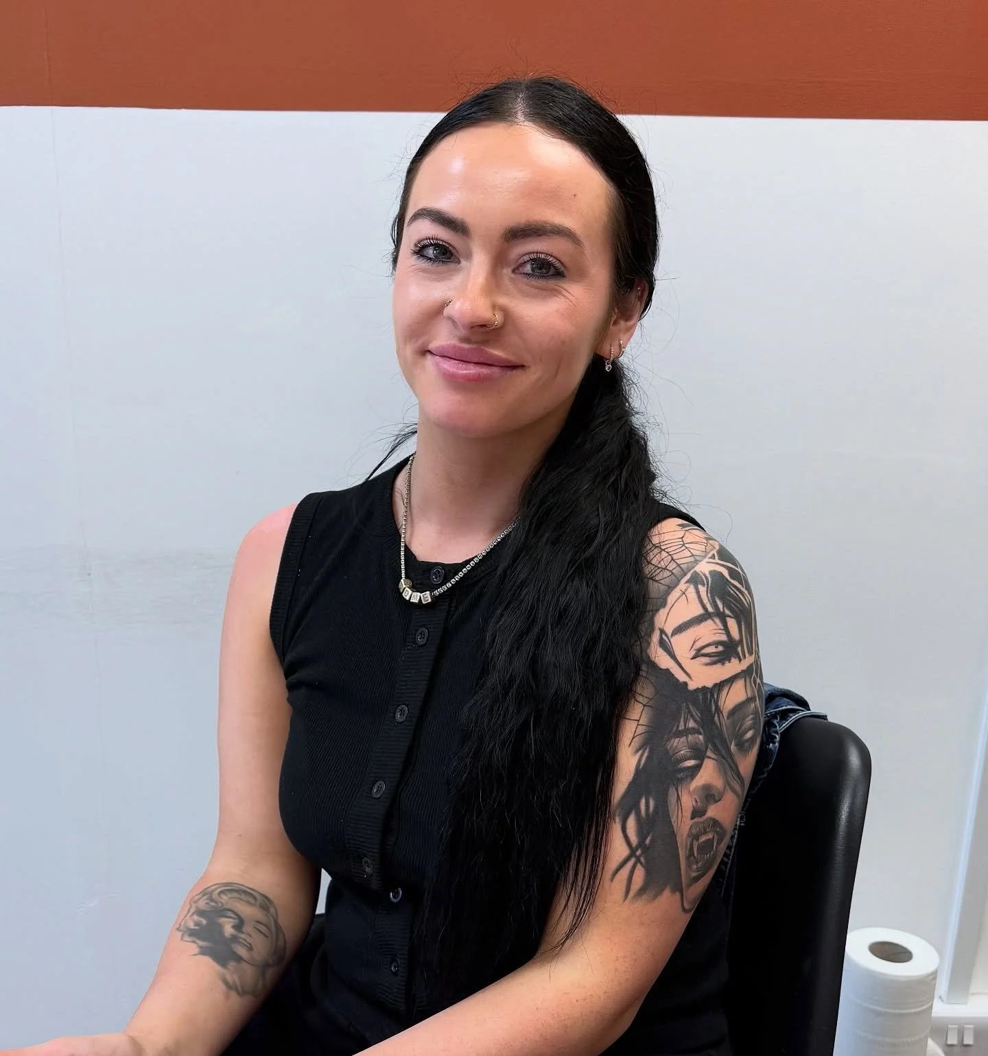 Our resident horror nail artist has arrived 🙌💀🩸

This week we welcomed @nailink.sharna to the TNS Team 🥳 

To celebrate Sharna joining the team we will be offering 20% with her until 31/07/2026 🙌 

If you&rsquo;re not a horror girly do not fret!