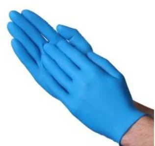 GLNMPFL6-XL - Light Blue, 6 Mil Nitrile Exam Gloves, XL 100/Box, 10 Boxes/CS