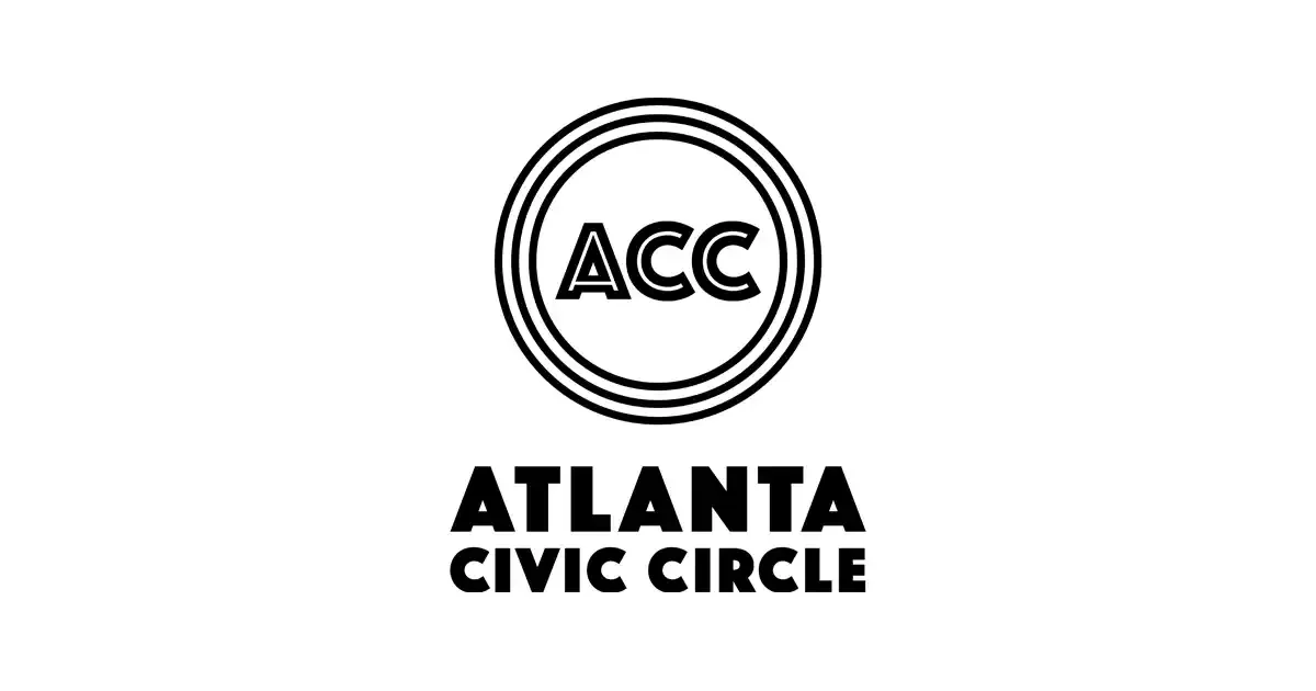 Black and white logo with circular design and the text 'ACC Atlanta Civic Circle'.