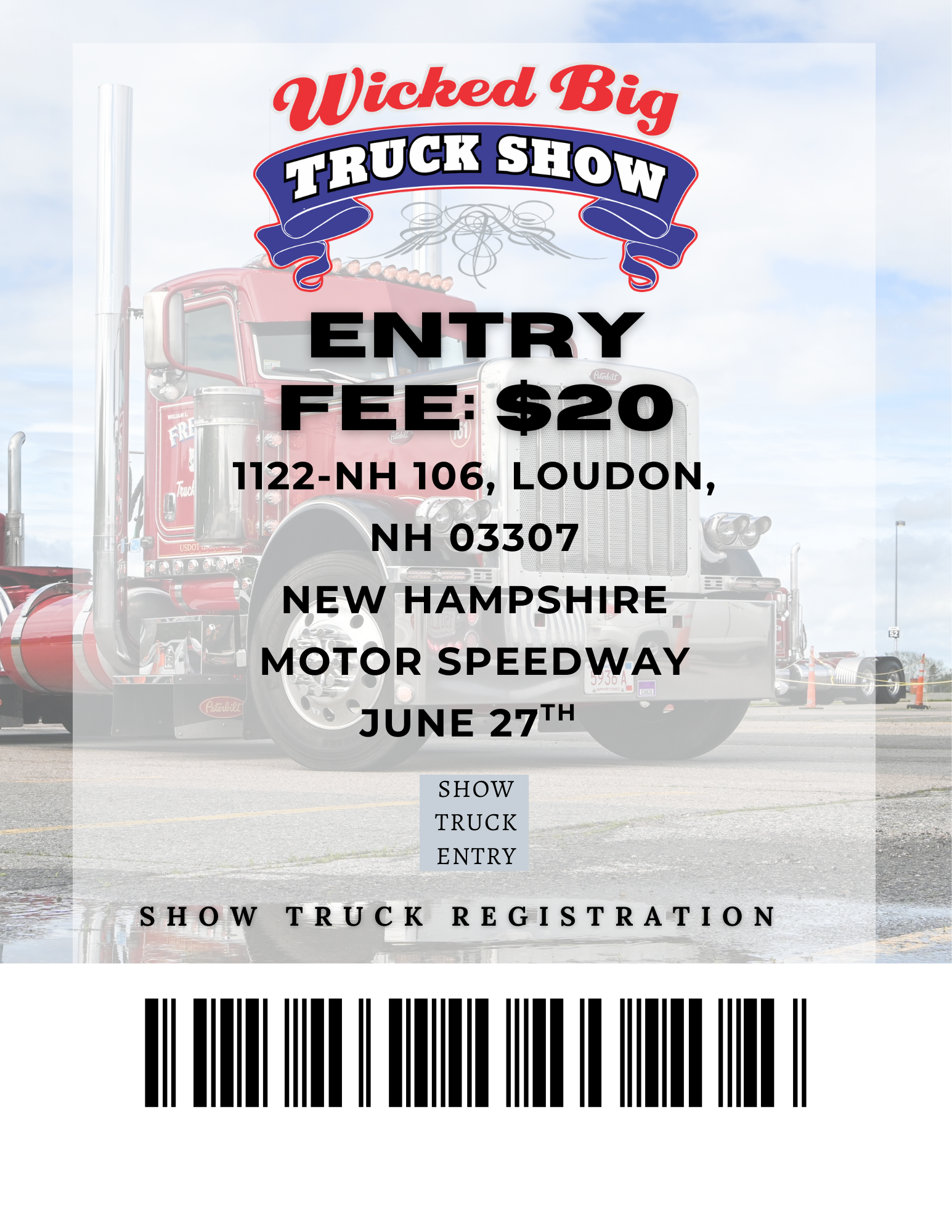 Show Truck Entry: June 27th