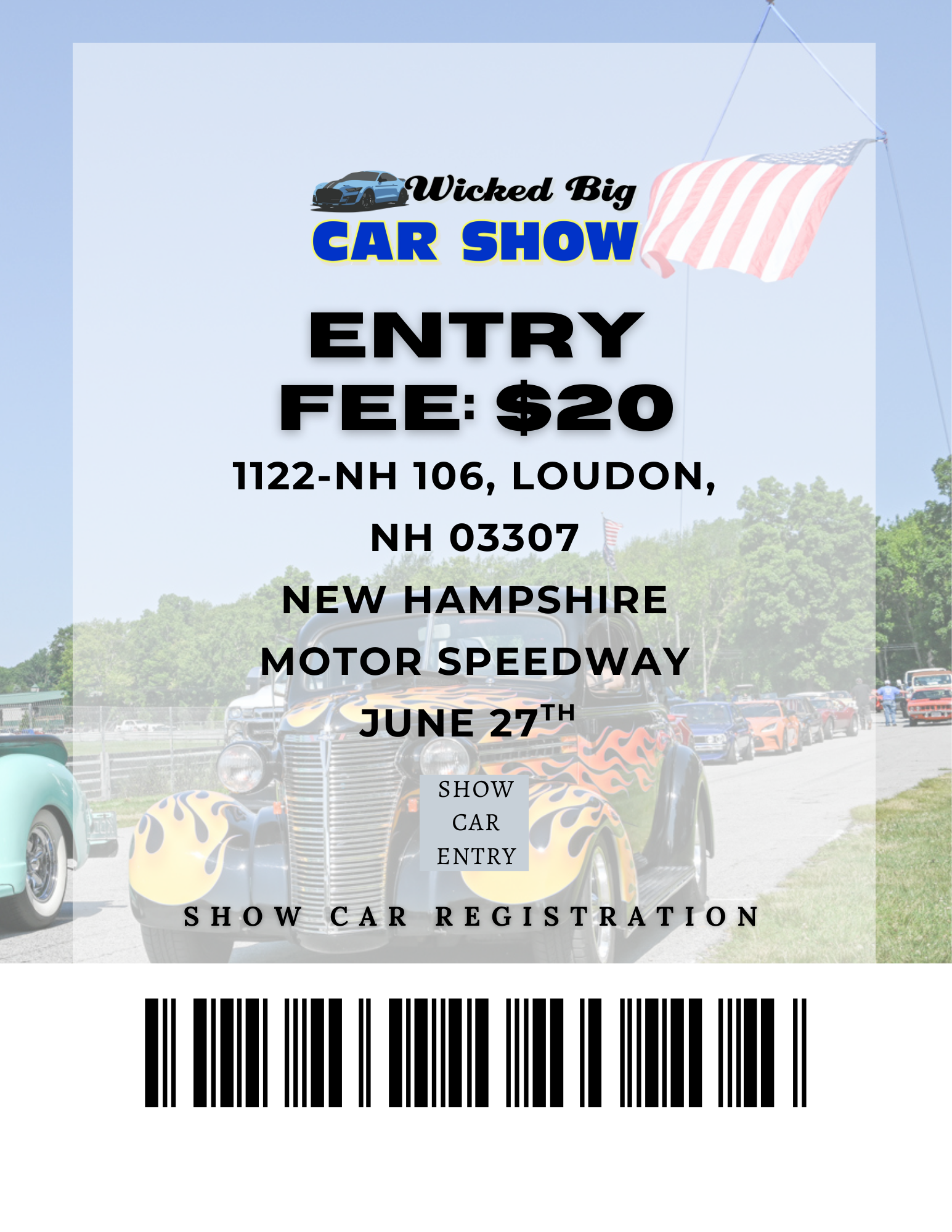 Show Car Entry: June 27th