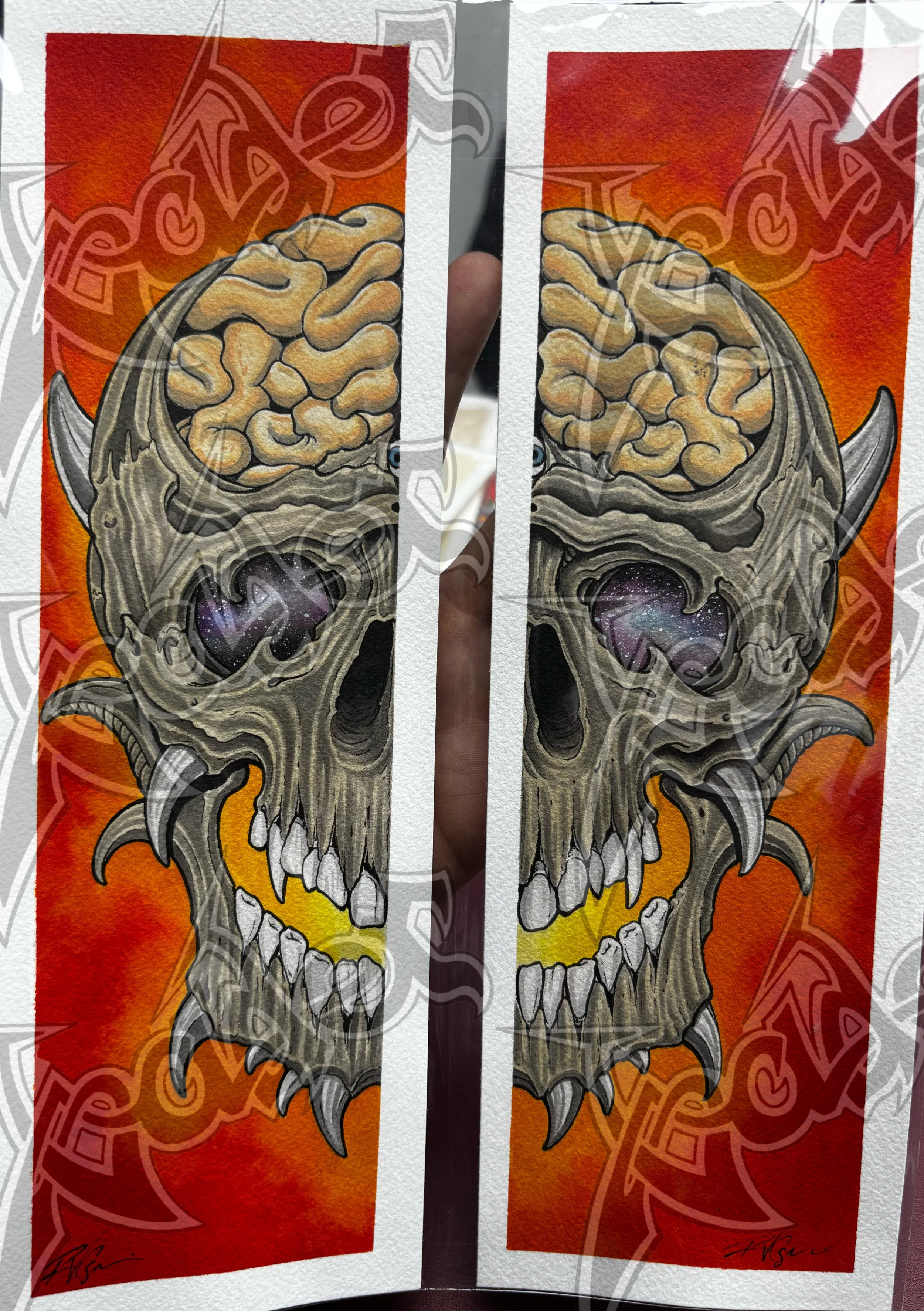 Original - Split Brain (Diptych)