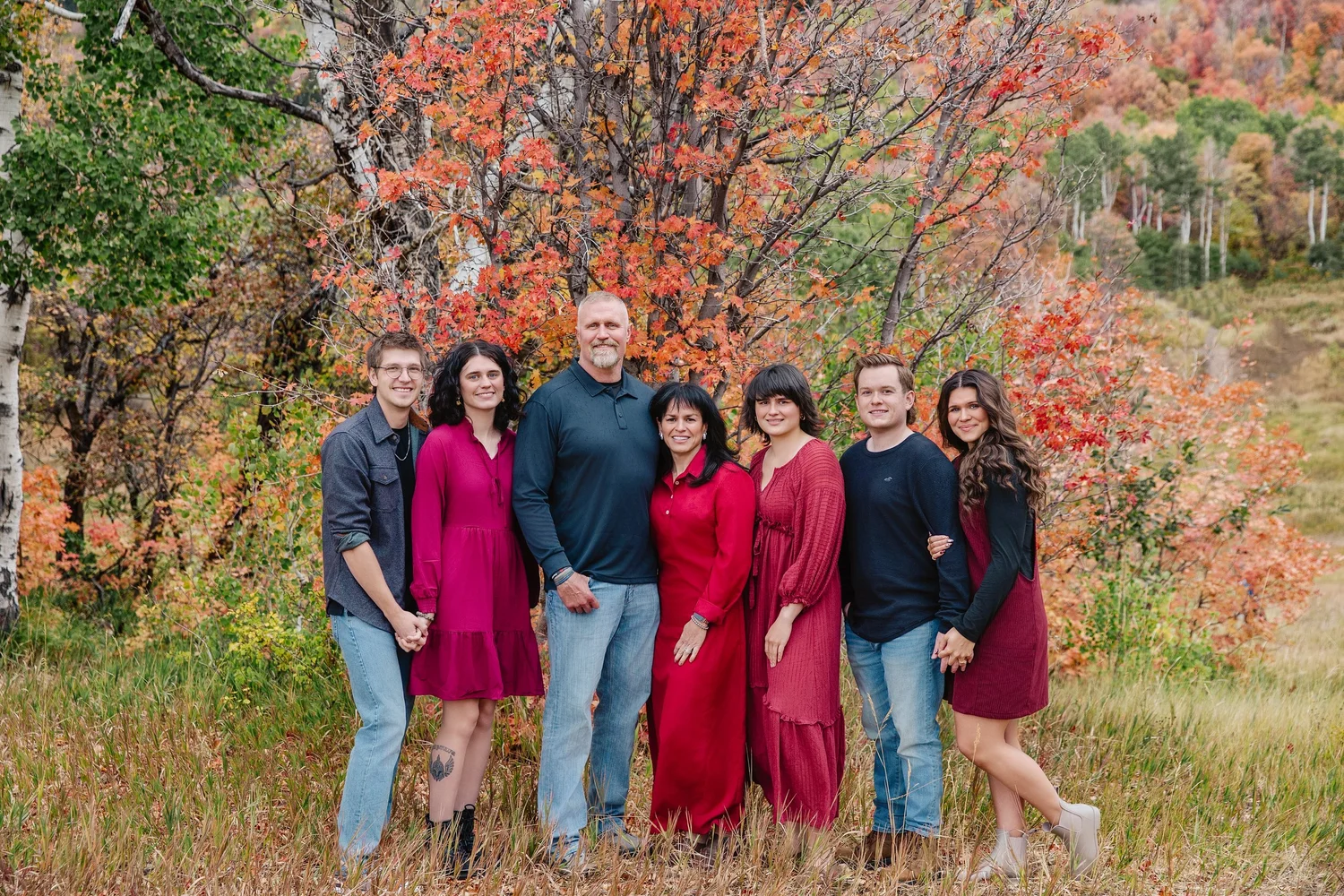 Carolina Herrin with her family
