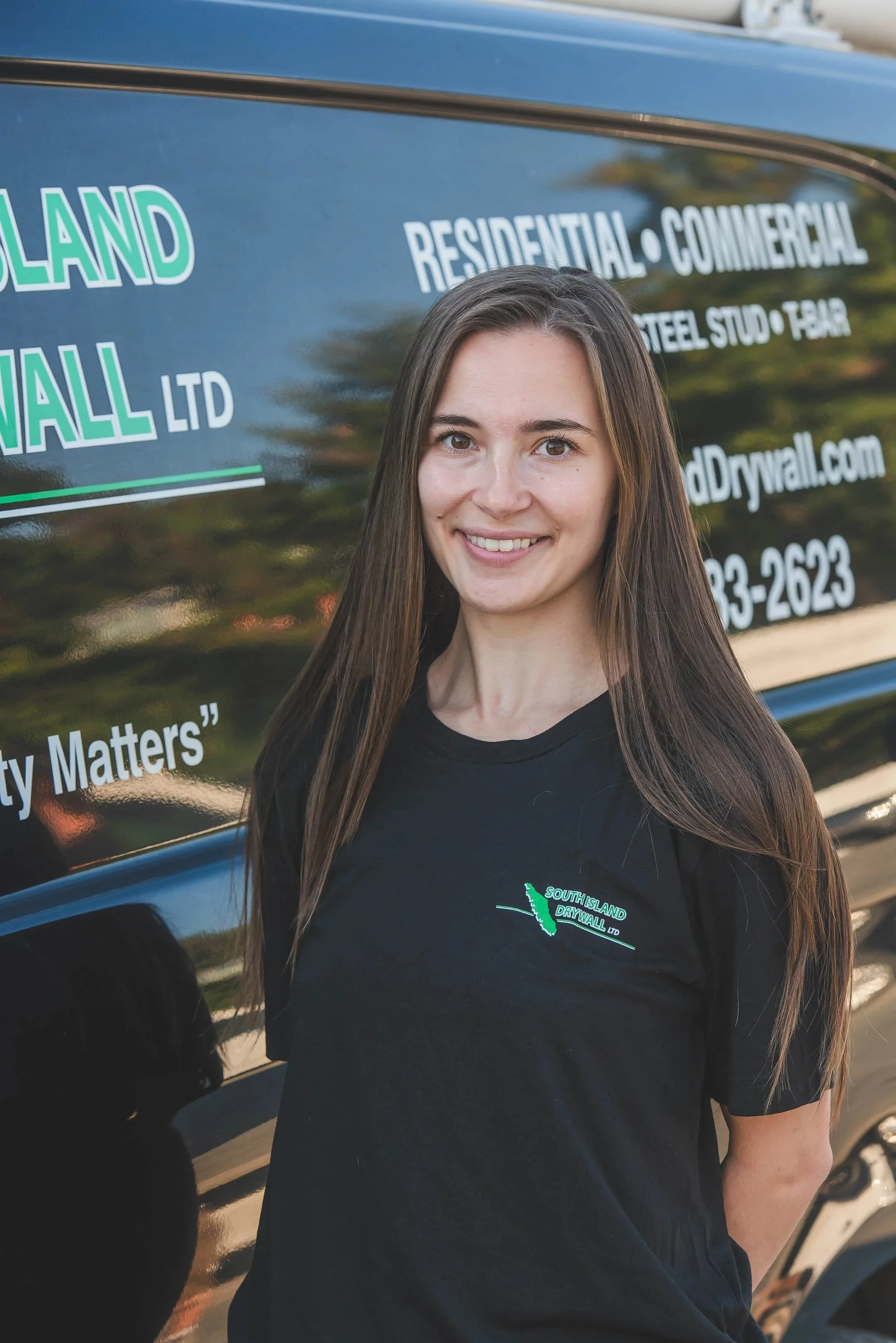 South Island Drywall Ltd. crew completing drywall installation in a South Island community.