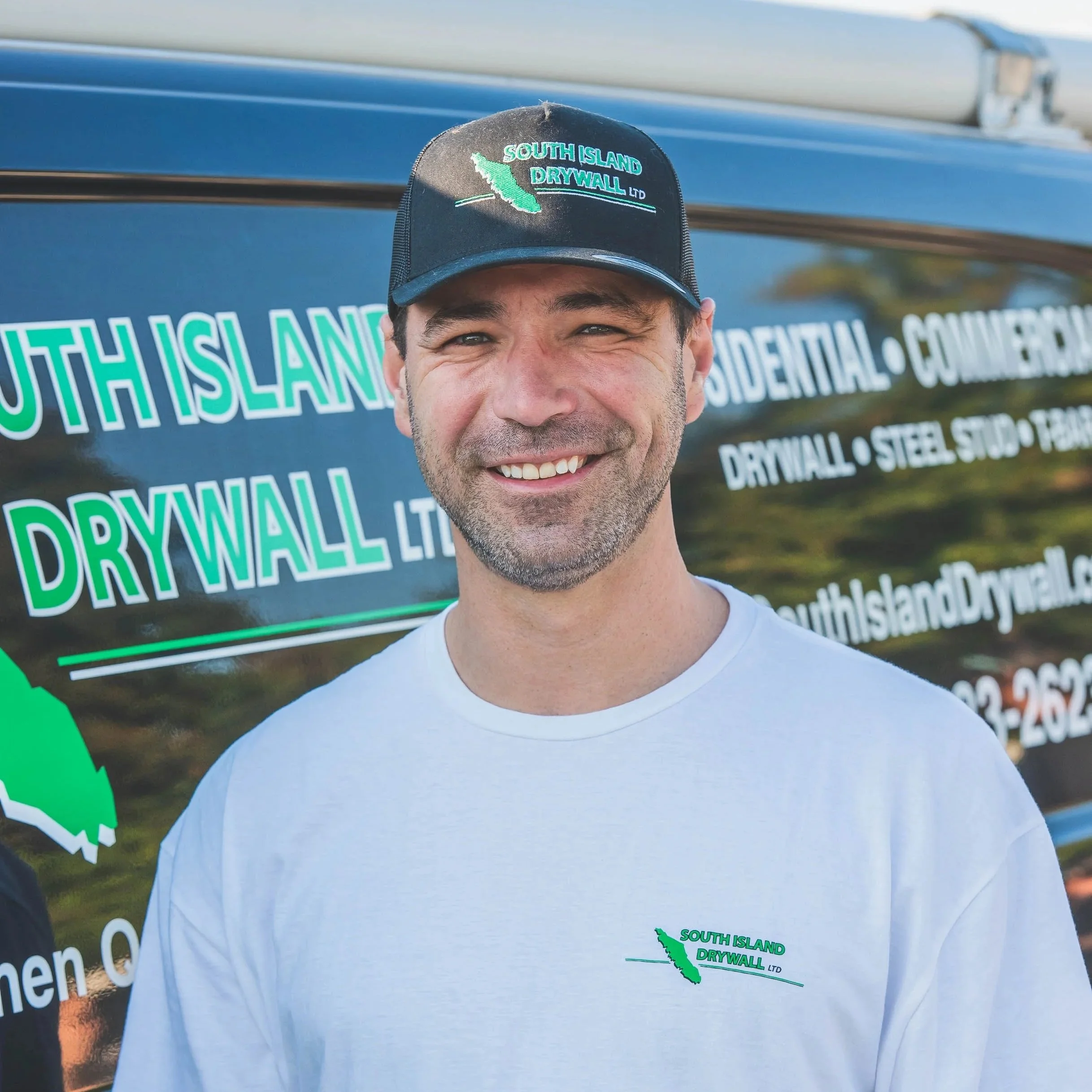 Drywall taping and finishing completed in a Victoria residential construction project.