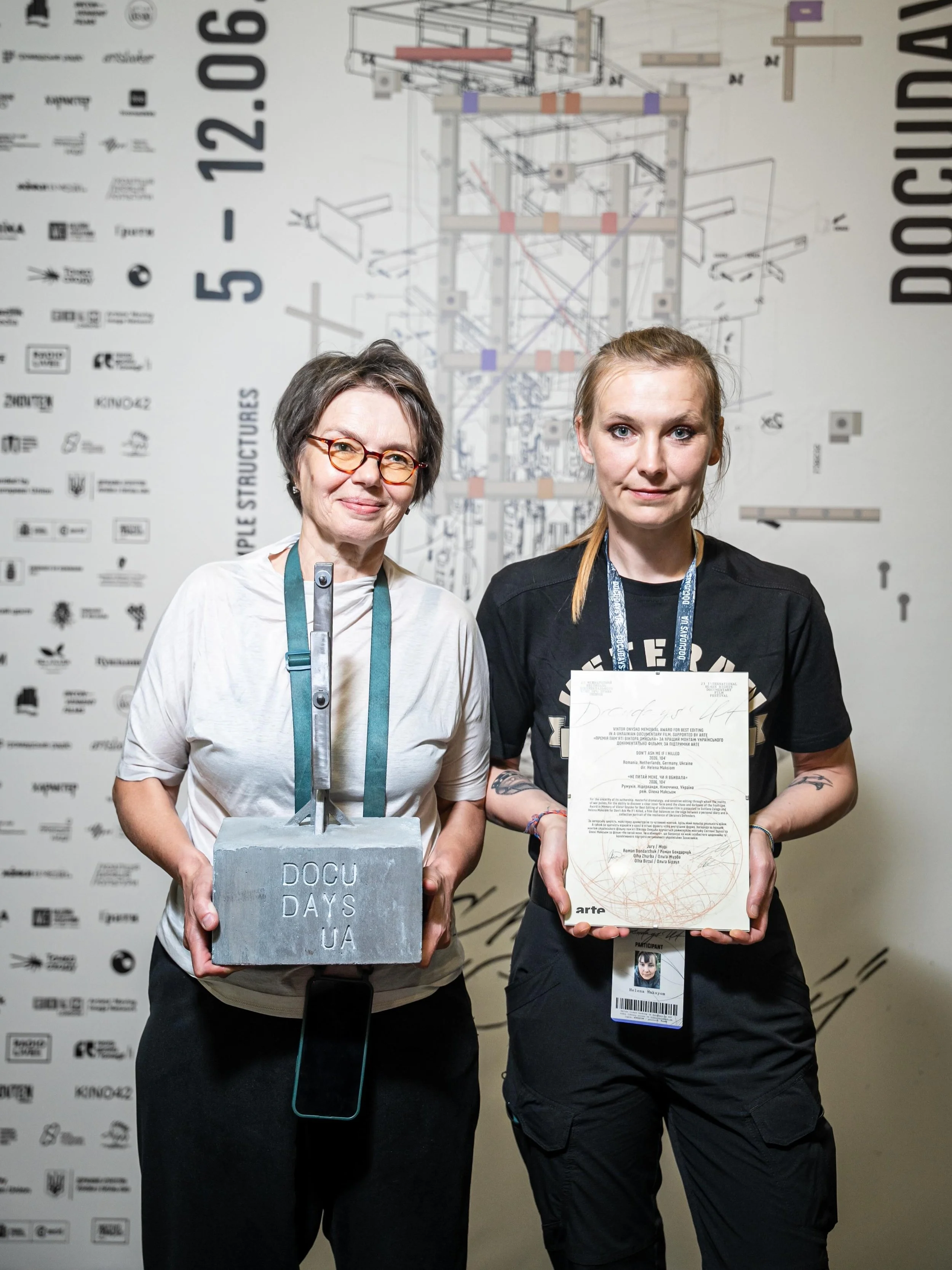 Winning Best Film &amp; Best Editing in the National competition of @docudays_ua meant everything! Thank you for truly seeing our &ldquo;Don&rsquo;t Ask Me If I Killed&rdquo; by Helena Maksyom. We are over the moon!

Director &amp; DoP:
Helena Maksyo