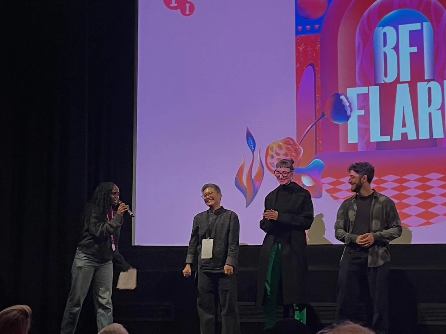 Thank you @britishfilminstitute for a wonderful European Premiere of @10s_across_the_borders ! Amazing audience and such great, smart questions! We are happy to finally bring Sze&rsquo;s beautiful, loving film to Europe 🏳️&zwj;🌈

@riseandshineworld