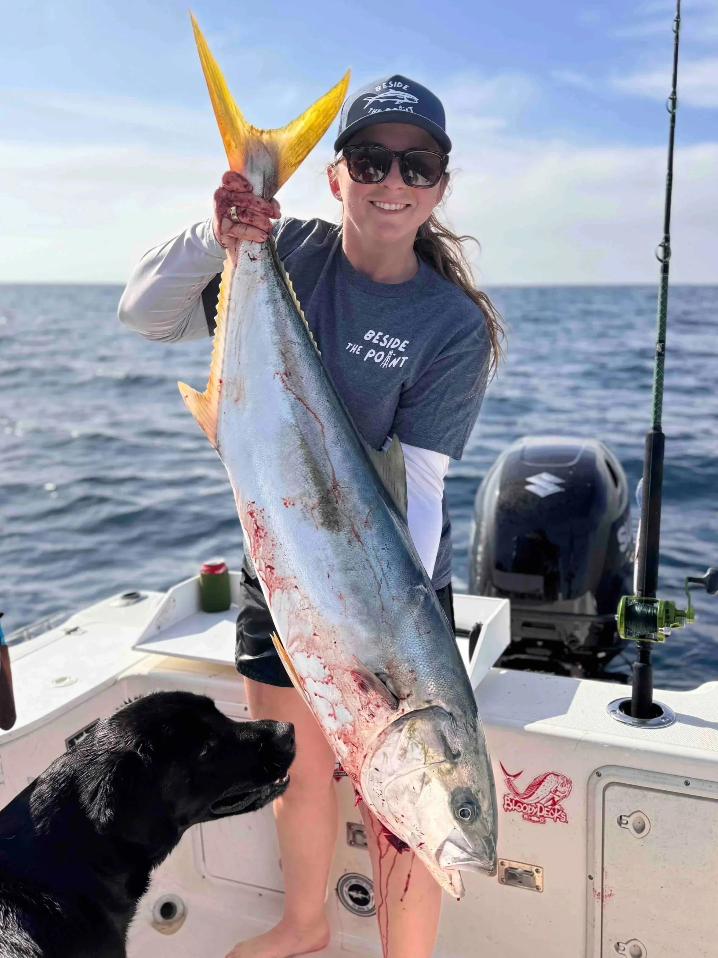 san diego angler with large california yellowtail