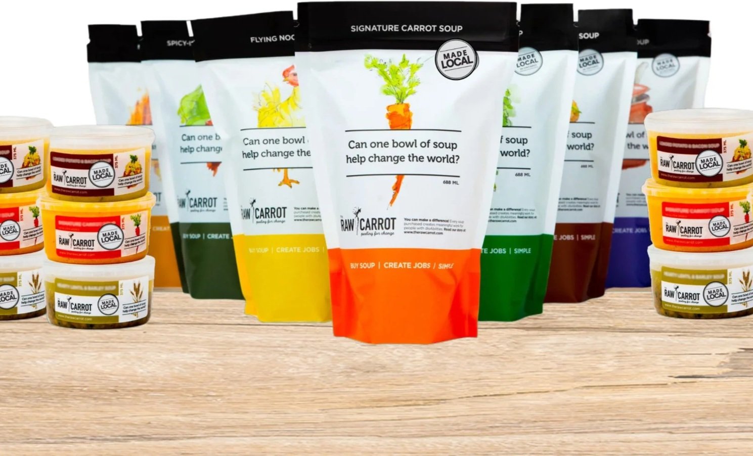 The Raw Carrot Products