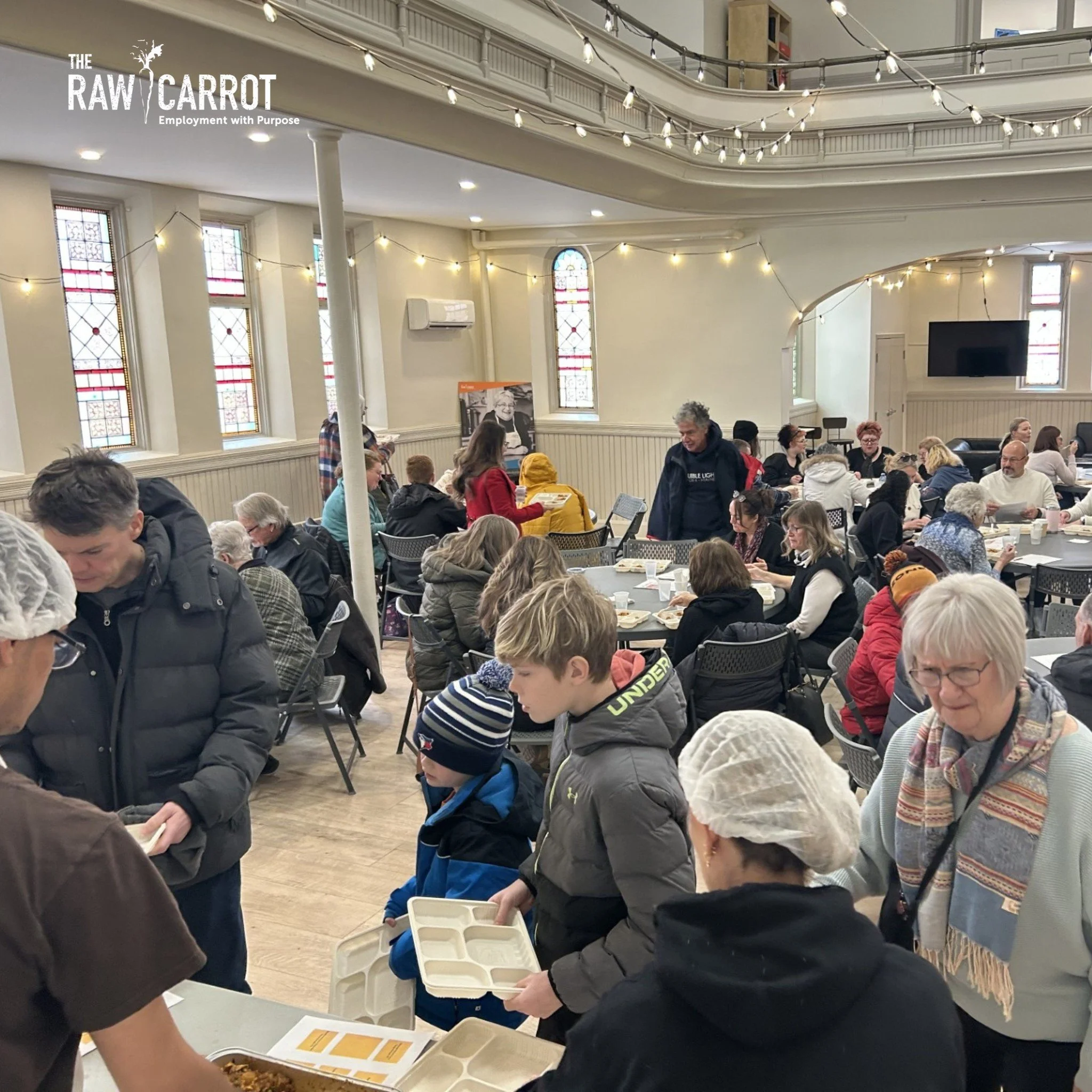 We're up to something! We're recently hosted a product tasting at the Paris Community Church, where The Raw Carrot first began over a decade ago! This tasting was part of developing new products that strengthen both our offerings and the jobs behind 