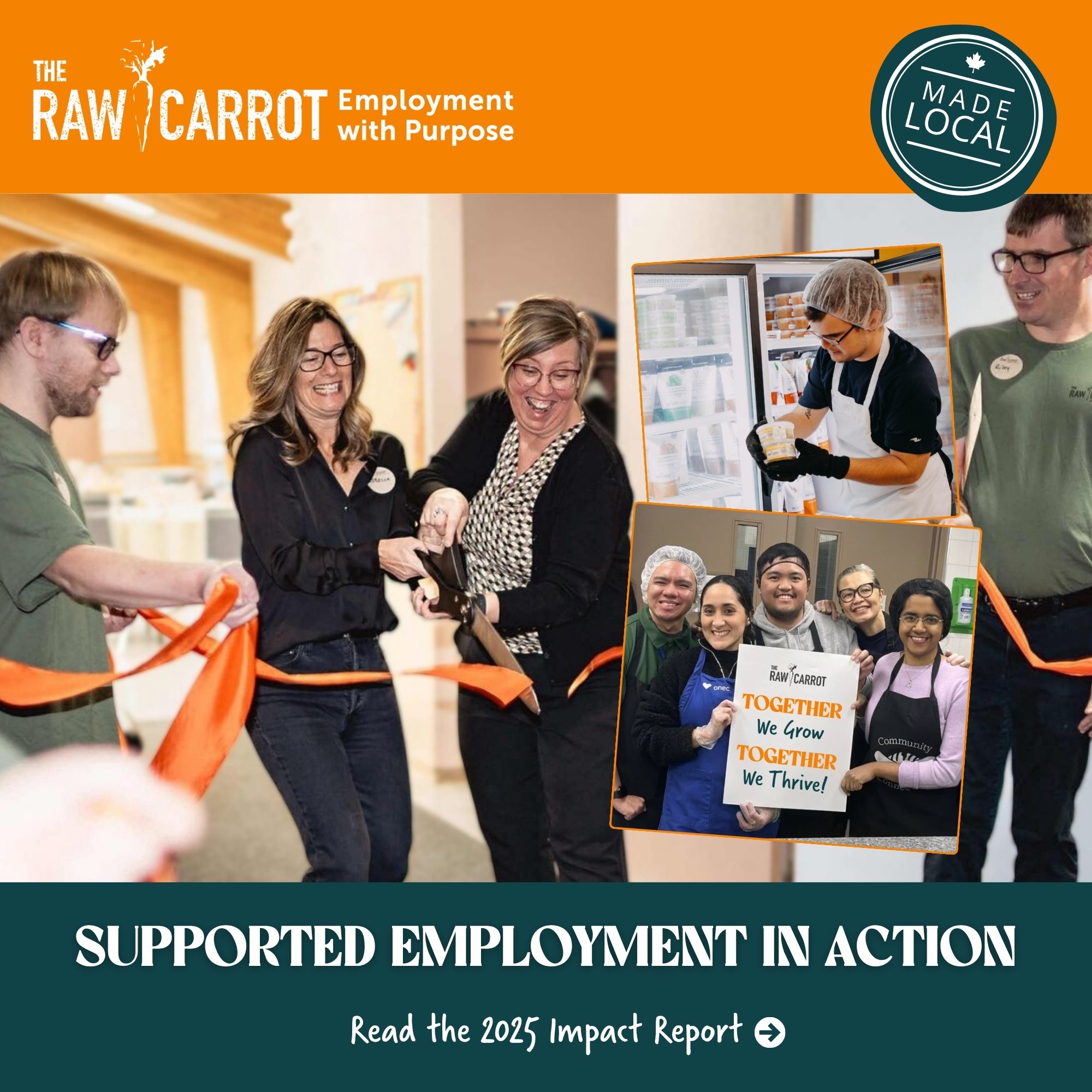 Every year brings new stories worth sharing. The Impact Report tells the stories of the people, partnerships, and communities helping supported employment grow across Canada.

Inside, you'll meet Wanda and discover what steady employment has meant in