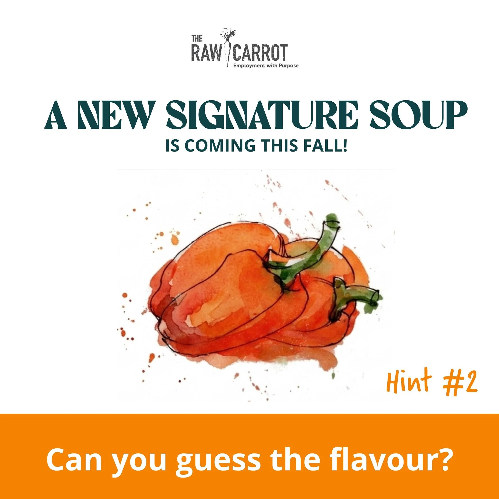 A brand new handcrafted soup is coming this fall, and it's time for your next clue.️ 

We've shared one ingredient already, and now we're turning up the flavour. 🌶 

Have you figured it out yet? 

Drop your guess below, and don't worry if you're cha