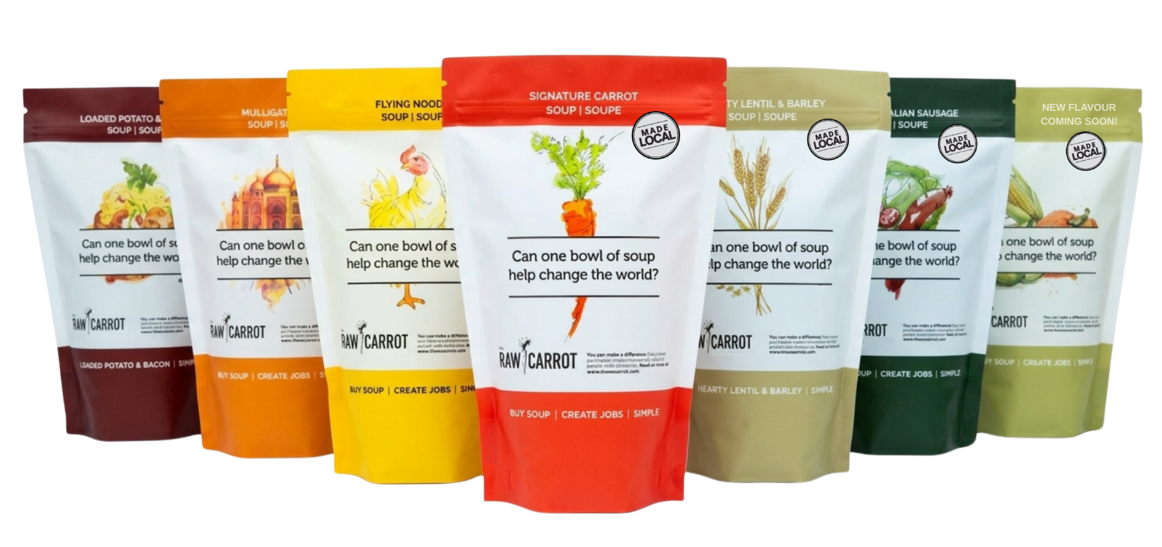 The Raw Carrot Soup Collection