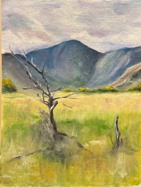 Still Standing, Canyon Ranch, Big Horn, WY
12”x9" Oil on Canvas $400.00 Unframed