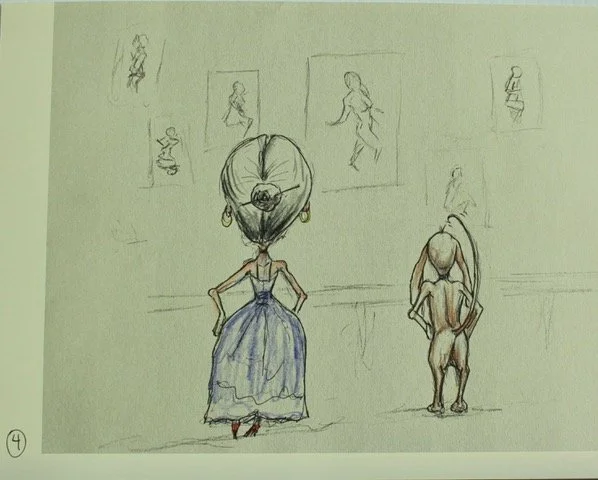 When the Scrooge Stole Figure Drawing #2