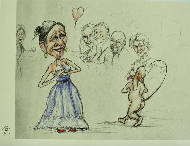 When the Scrooge Stole Figure Drawing #4