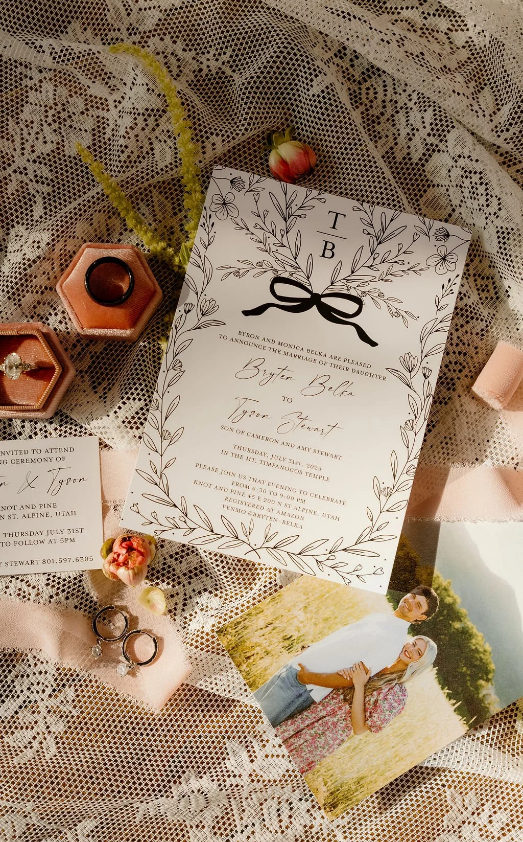 A breathtaking display of luxury wedding florals by Blooms by Tesla for a high-end celebration in Alpine, Utah. This design features a lush, romantic blend of creamy white roses, soft blush peonies, and delicate sweet peas, creating a timeless pink a