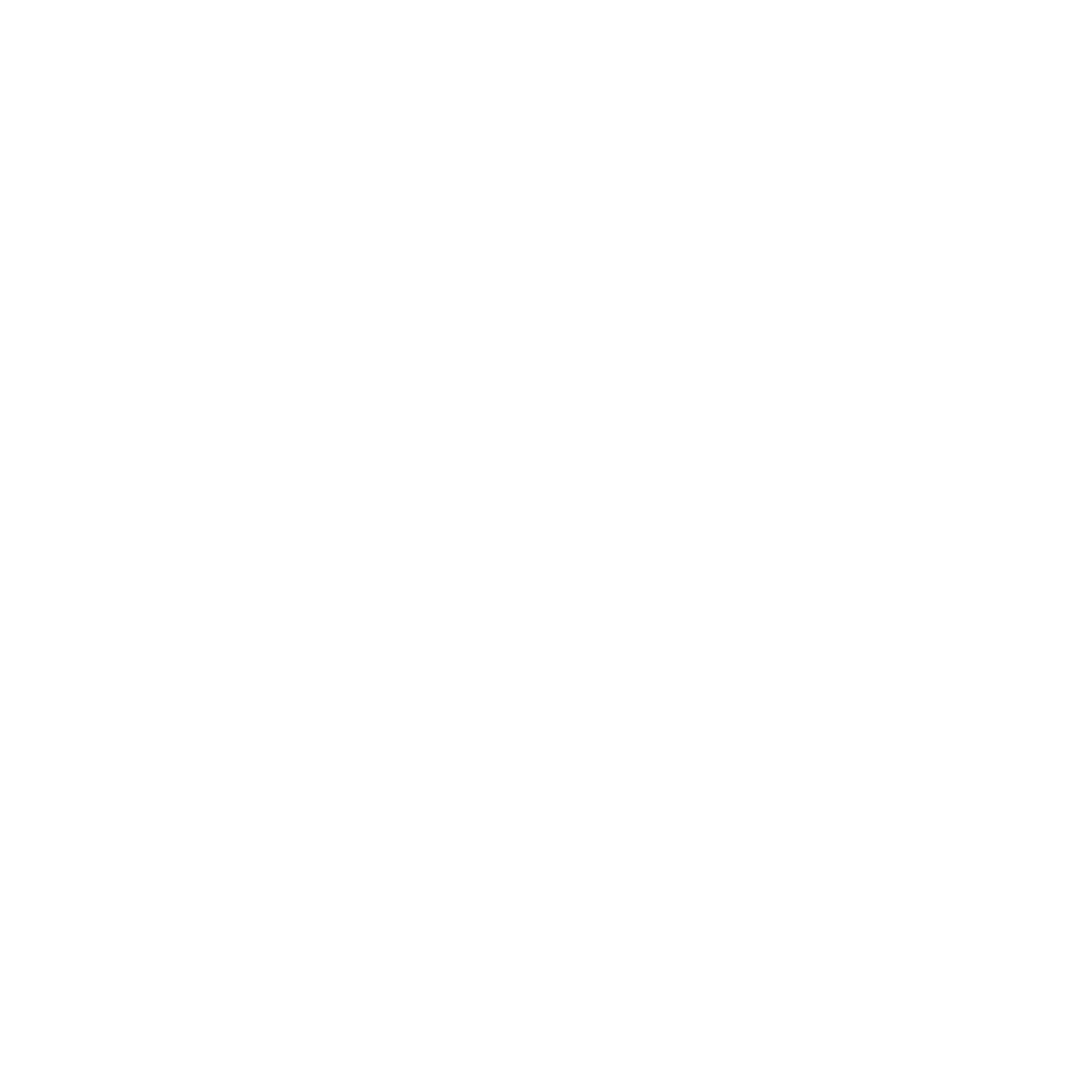 A black and white silhouette of a turkey with a rounded body, prominent tail feathers, and a curved beak, standing on two legs.